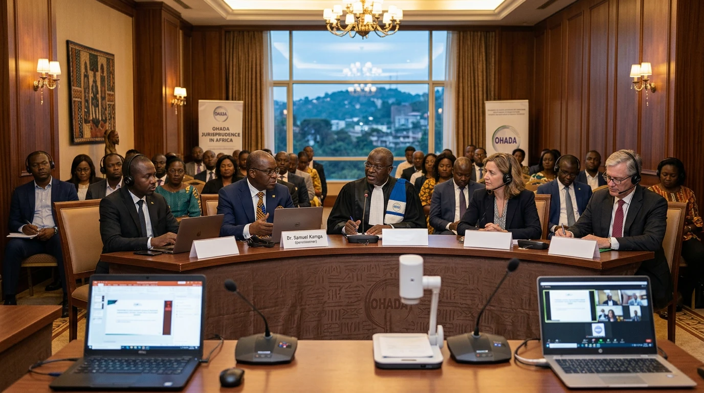 Sylvie Bebohi Ebongo, HBE Avocats, intervenante au Roadshow ICCA sur la Convention de New York à destination du judiciaire camerounais. Sylvie Bebohi Ebongo, HBE Avocats, speaker at the ICCA Roadshow on the New York Convention for the Cameroonian judiciary